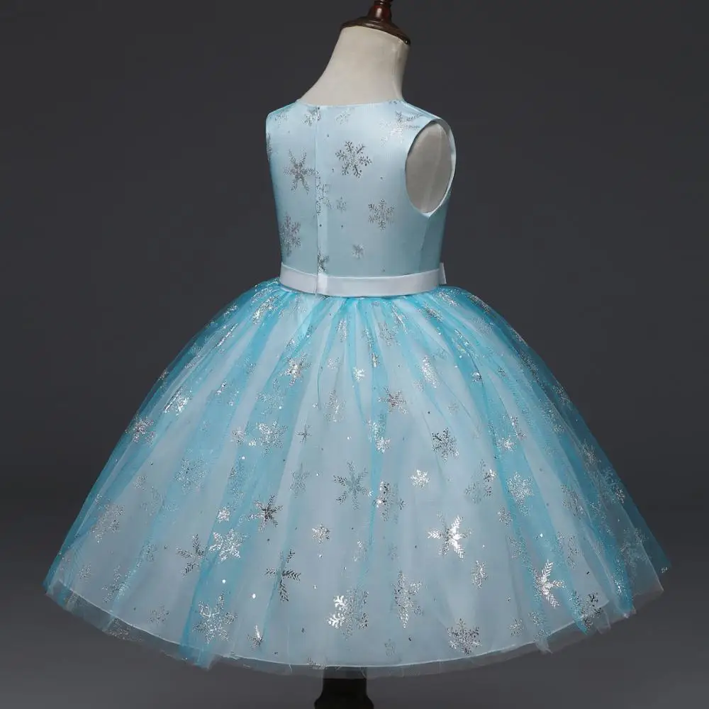 Детское платье для девочек летнее принцессы с цветами конкурса красоты дня