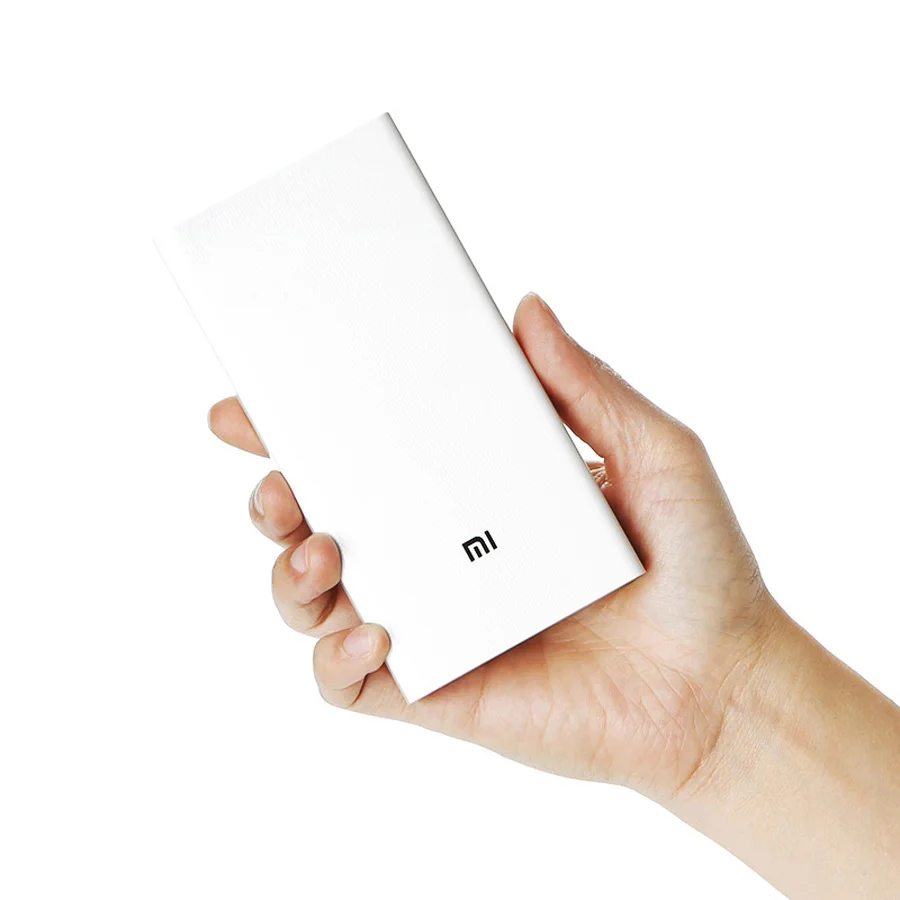 Original Xiaomi Mi Power Bank 20000mAh 2C Two-way Quick Charge External Battery USB Portable Bateria For Mobile phone | Электроника