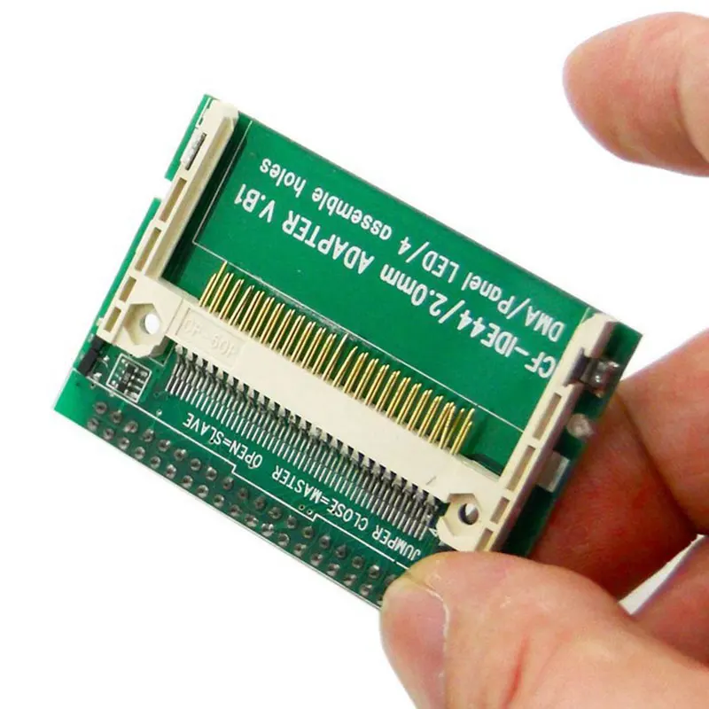 CF Compact Flash Merory Card to Vertical 2.5&quot 44 Pin IDE Hard Disk Drive HDD SSD Adapter | Компьютеры и офис