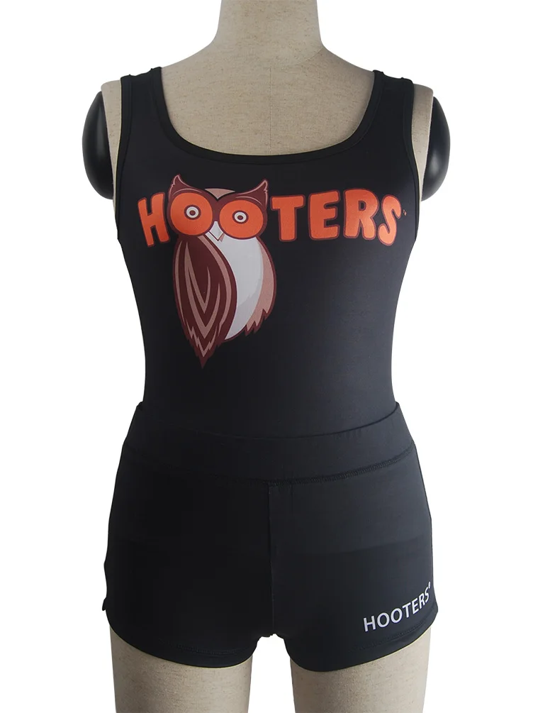 Женская униформа с капюшоном для девочек сексуальный наряд шорты официанта топ