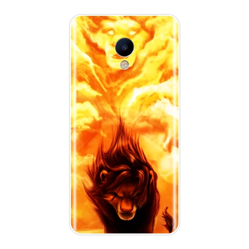 Король Лев классный чехол для телефона аниме силиконовый Meizu M6 M6S M6T M5 M5C M5S M3 M3S M2