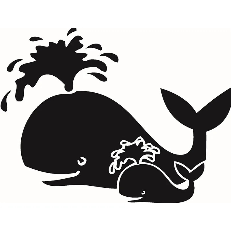 

Whales Vinyl Decal Sticker For Car or Truck Windows Laptops etc