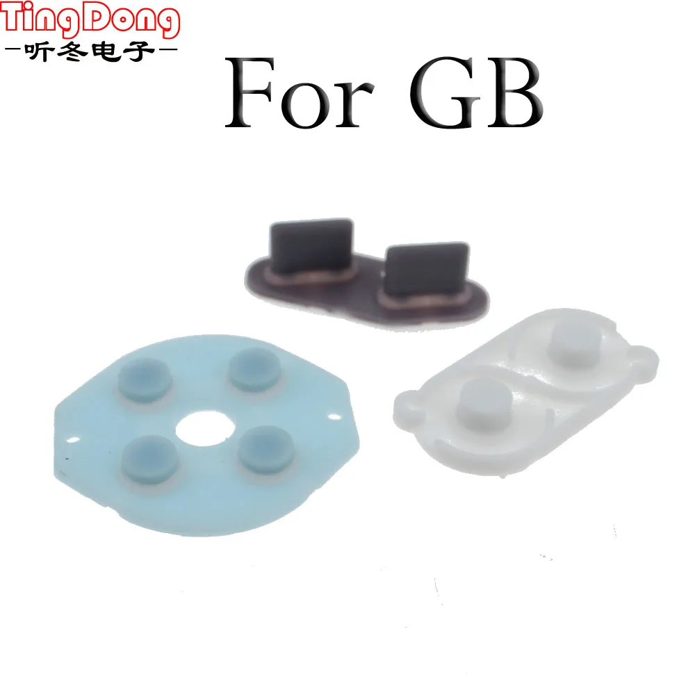 

TingDong 5sets Silicone Rubber Conductive Buttons A-B D-pad for Gameboy Classic for GB GBO DMG Keypad