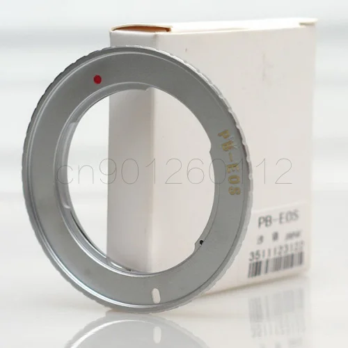 Кольцо адаптера объектива для фотовспышки фотоаппарата Canon EF Объектив Praktica PB 80D 70D