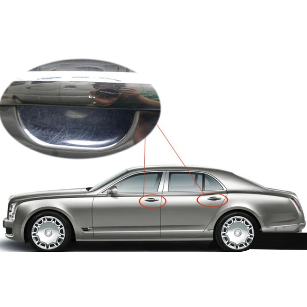 8 шт./лот Авто Bescherming Handvat пленка Exterieur прозрачная наклейка автомобильные