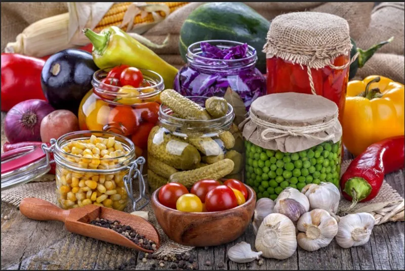 3D фрески на заказ все виды консервированных овощей обои для кафе стен ресторана