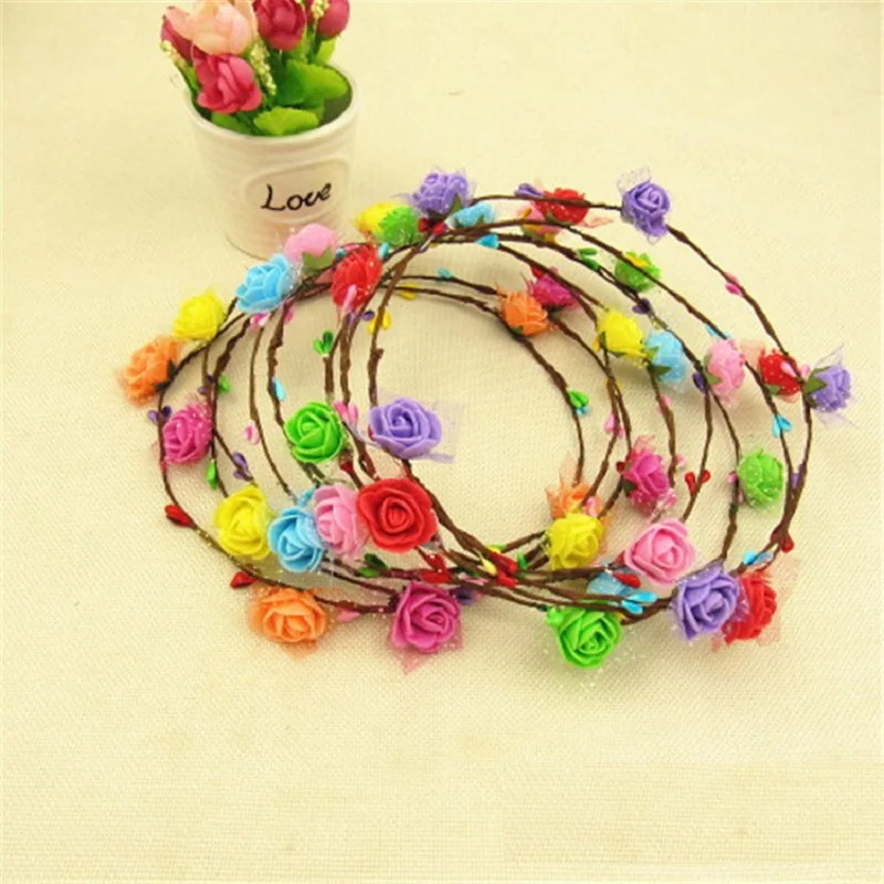 Новинка женский цветочный ободок свадебный головной убор для невесты летний