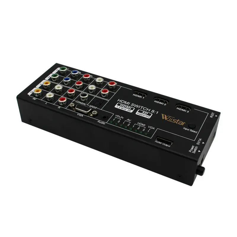 Многофункциональный HDMI преобразователь Wiistar переключатель с 8 входами на +