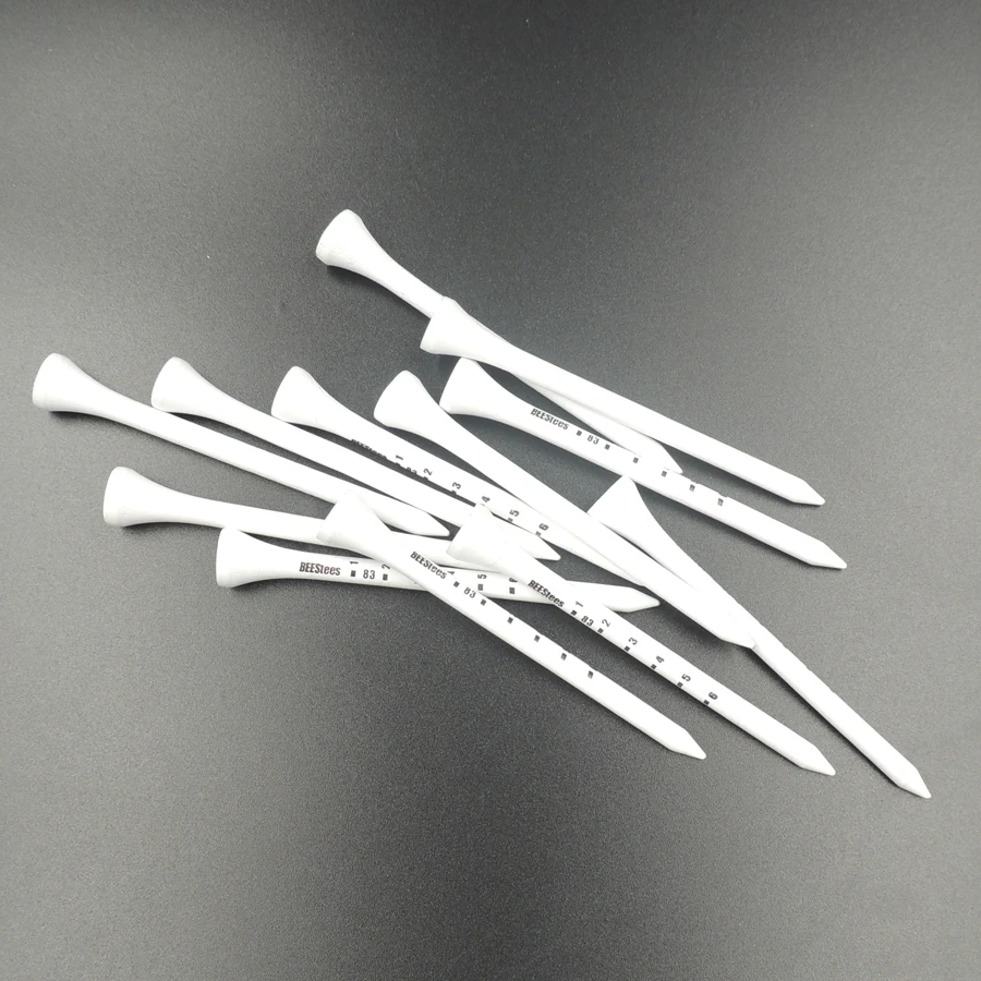 Горячая Распродажа 50 шт. профессиональные футболки для гольфа 83 мм белая