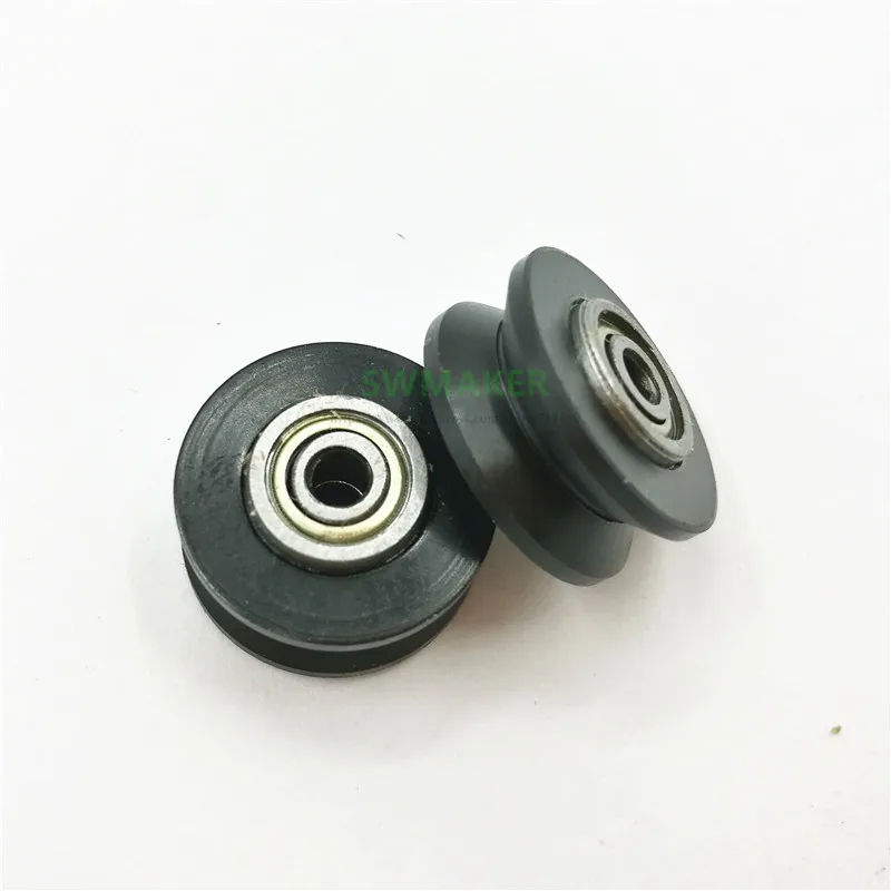SWMAKER 1 шт. OX CNC 3 мм Диаметр колеса Гладкий двойной подшипник V wheel комплект для трека