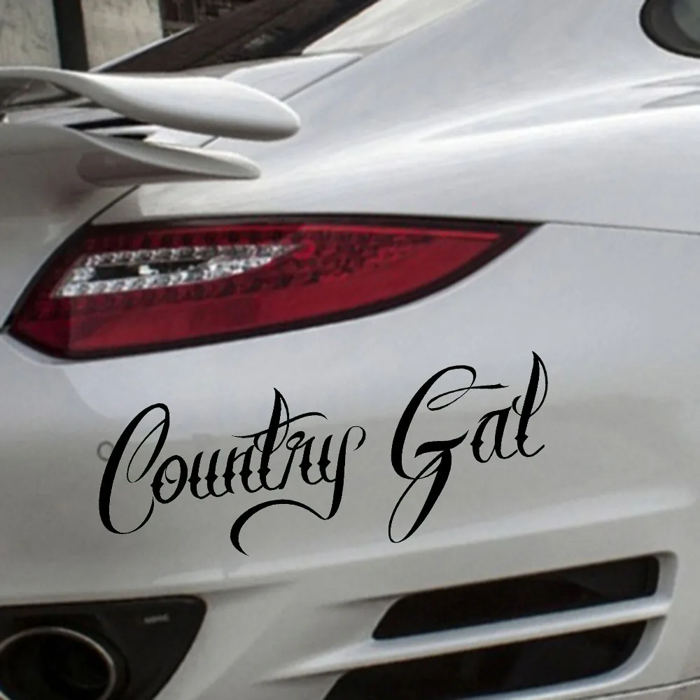 Виниловая наклейка для девочек в стиле кантри ковбойская девушка музыка милое