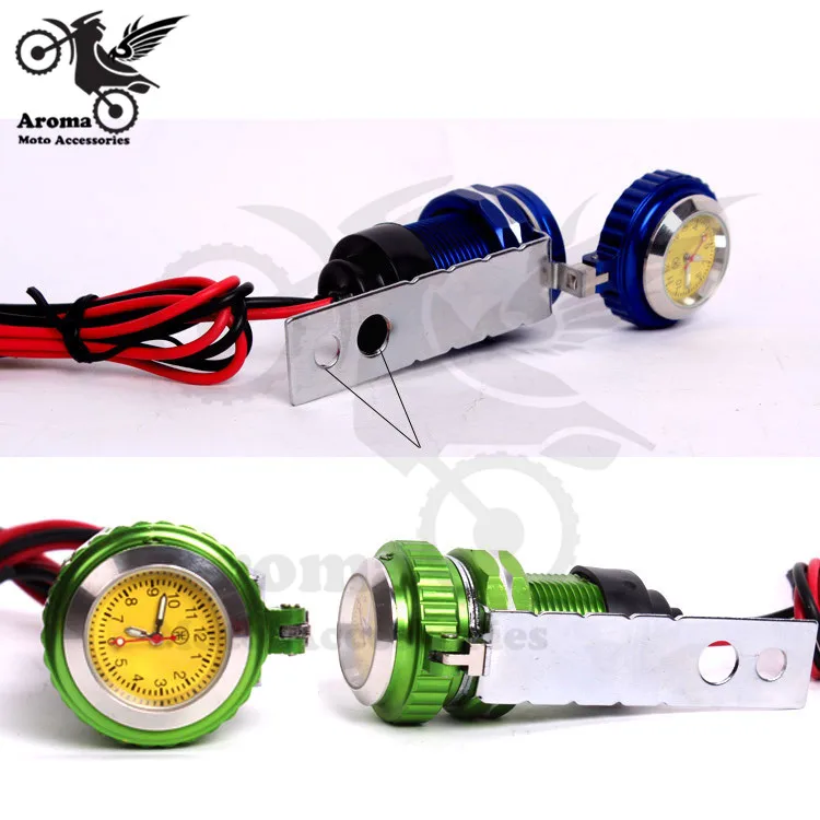 8 видов цветов в наличии автомобильные usb зарядка мотоциклетные часы мобильный