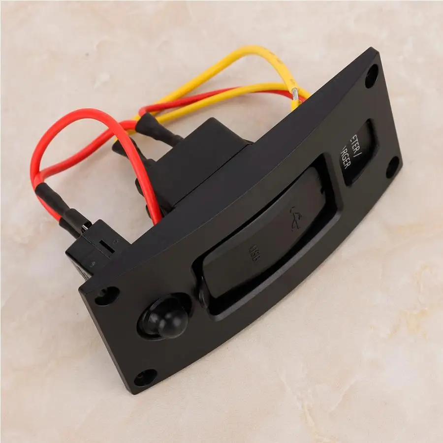 5V3.4A Waterproof Boat Marine RV Dual Port USB Charger Meter Panel Switch With Circuit Breaker | Автомобили и мотоциклы