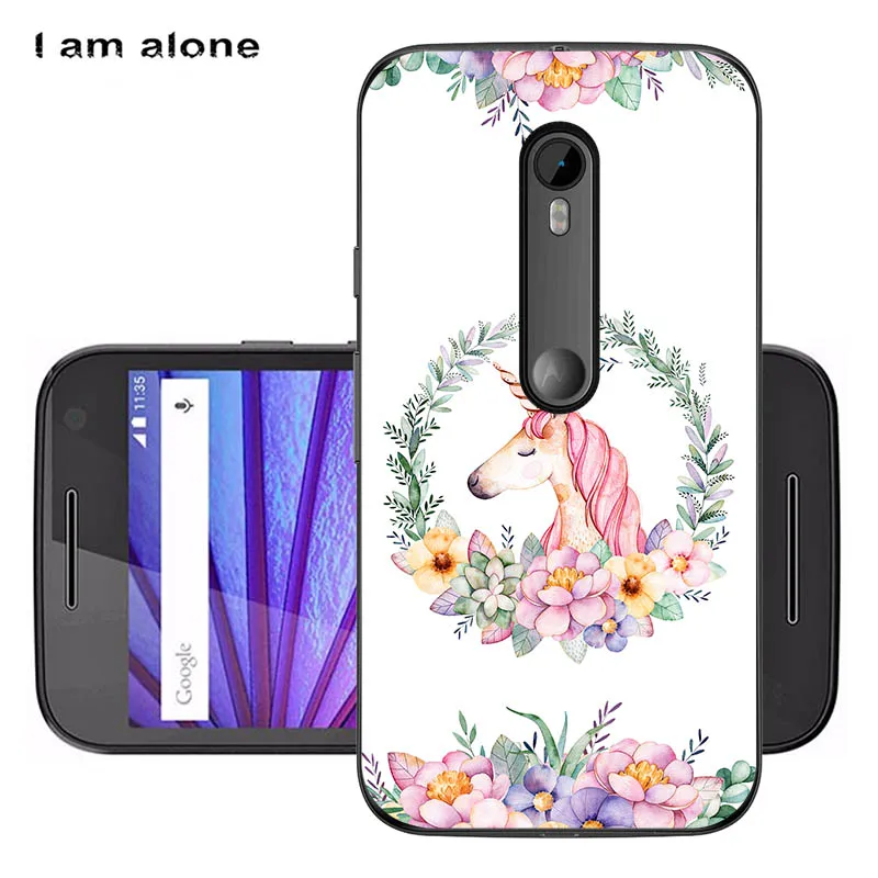 Soft TPU HH93 Чехлы для телефонов I am alone, для Motorola Moto G3, 5,0 дюймов, мягкий ТПУ чехол для мобильного телефона, милая сумка для Motorola Moto G3 - Цвет: Soft TPU HH93