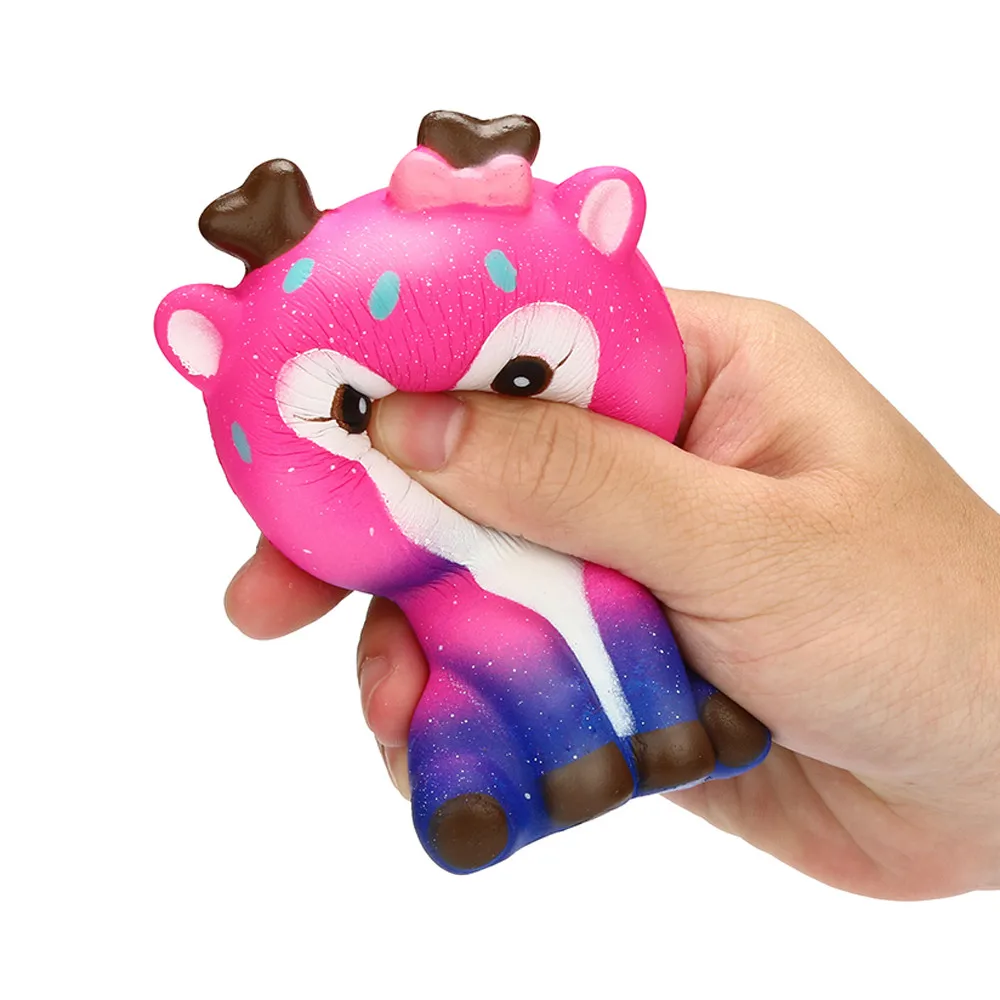 Кавайный мультяшный Галактический олень медленно растущий крем