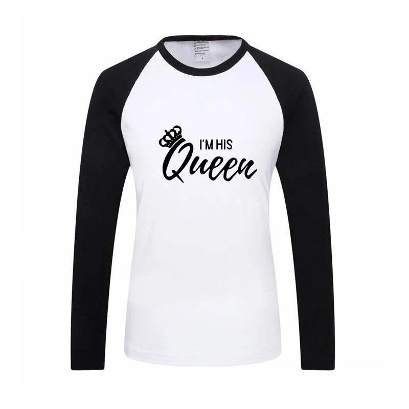 BEKE MATA Family Matching Clothes Spring 2019 Long Sleeve QUEEN KING Mother Daughter T Shirts Look Father Son | Мать и ребенок