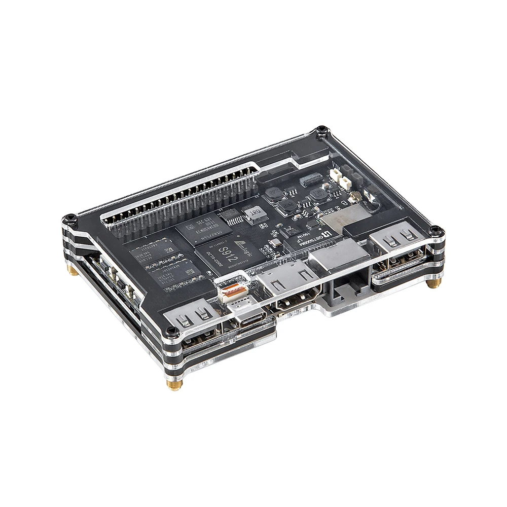 Фото 2018 Новый Khadas VIM2 Pro ТВ Box Amlogic S912 Octa Core 3g Оперативная память DDR4 32G Встроенная с