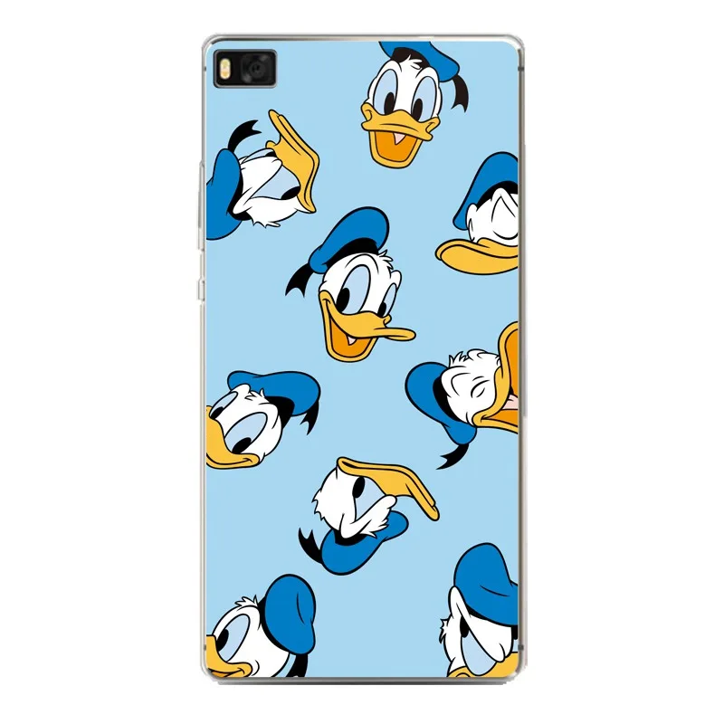 Duck Soft Clear TPU Phone Case For huawei P10plus P8 P9lite honor 3c 4c 6a 7 8 9 5c Coque Micky Silicone Cover Free Shipping | Мобильные