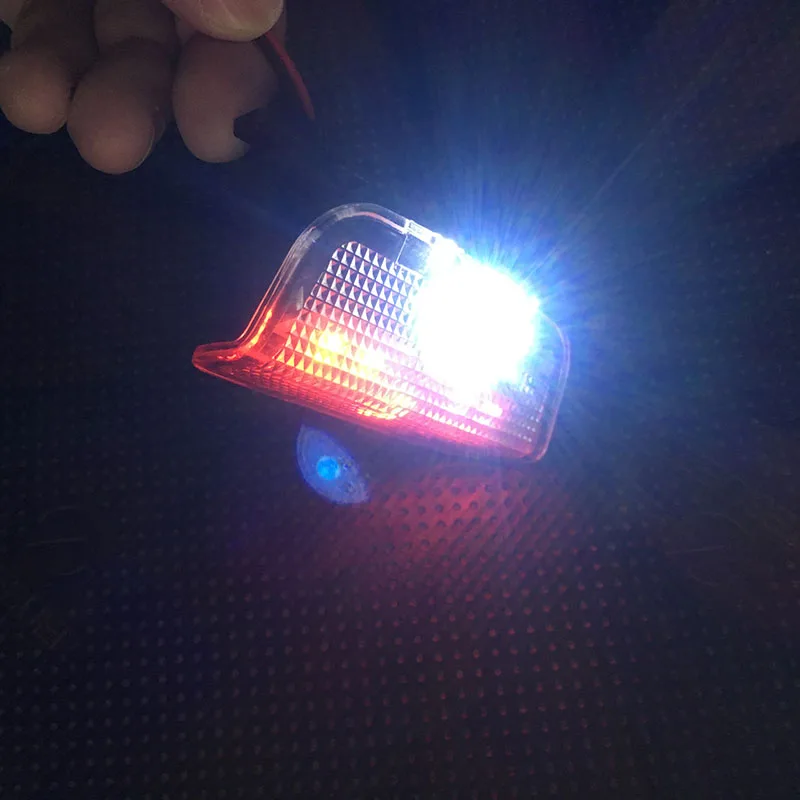 2P автомобильный Стайлинг 3D светодиодный проектор с логотипом дверной светильник