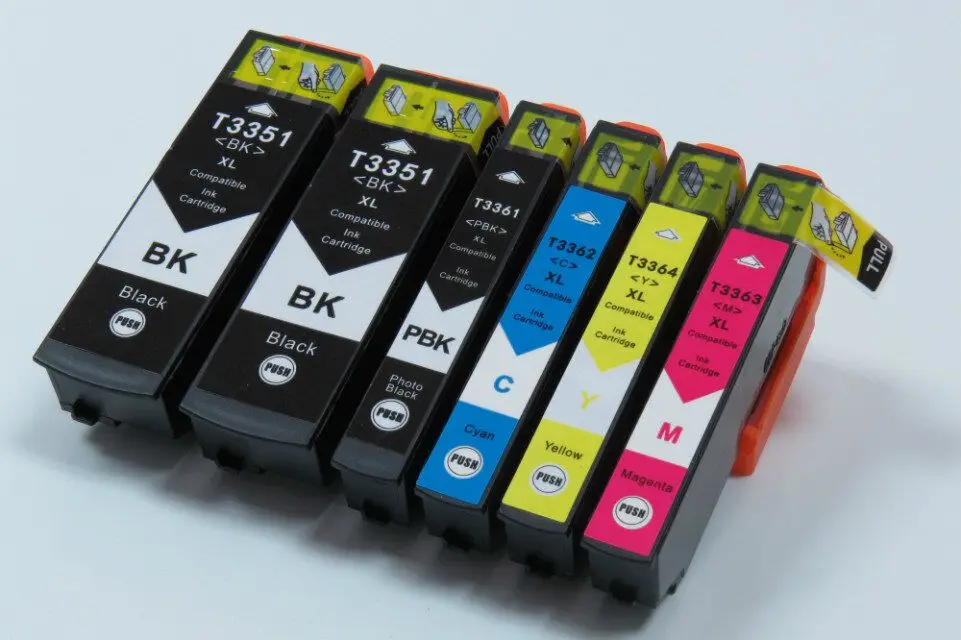 5PK 33XL чернильный картридж совместимый для Epson XP 900 530 630 830 635 540 640 645 T3351 Европы|ink