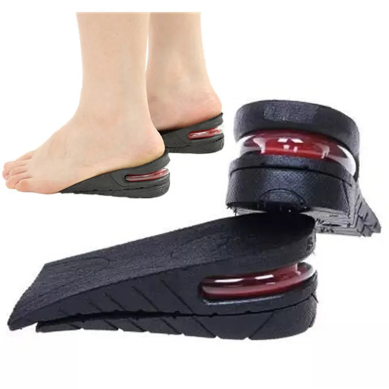 Get taller 3cm 4.5cm 6cm Women Men Comfortable Height Increasing Insole Insert Invisible Elevator Insoles Shoes Full Hlaf Pad | Обувь