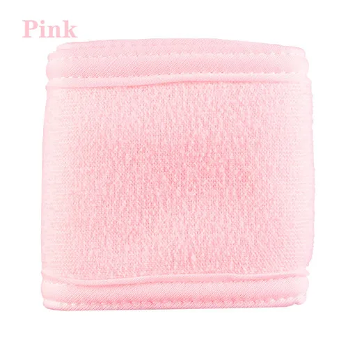 pink 1 шт. Женский Регулируемый макияж полотенцесушитель для волос повязка на голову Мягкий регулируемый Салон Спа повязка на голову для лица повязка на голову - Цвет: pink