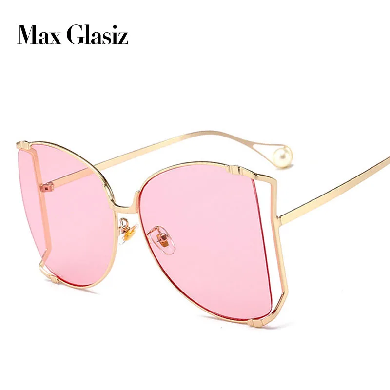 2018 большие солнцезащитные очки женские модные квадратные розовые синие линзы