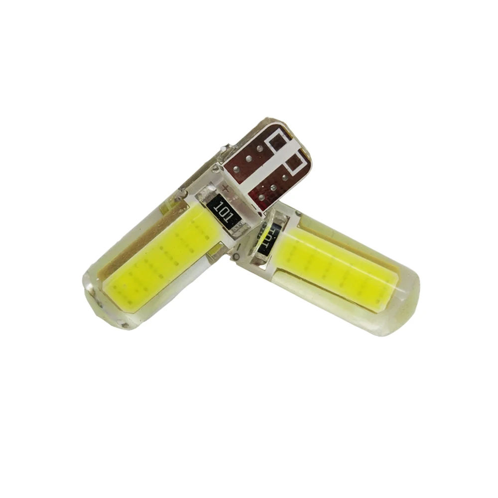 YSY 10 шт. T10 194 168 COB 12SMD W5W кремниевый светильник для чтения 12 В постоянного тока