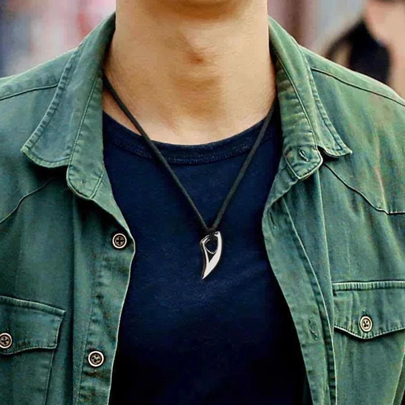 ZFVB классические хип-хоп Подвески в виде рога мужские из нержавеющей стали