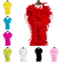 2yard fluffy turkey feather boa clothing accessories chicken feather costumeshawparty wedding decorations feathers for crafts