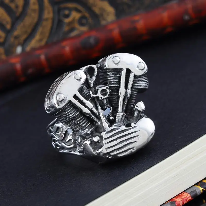 Новинка 2019 мужские кольца FUNIQUE из нержавеющей стали 316L винтажные готика с