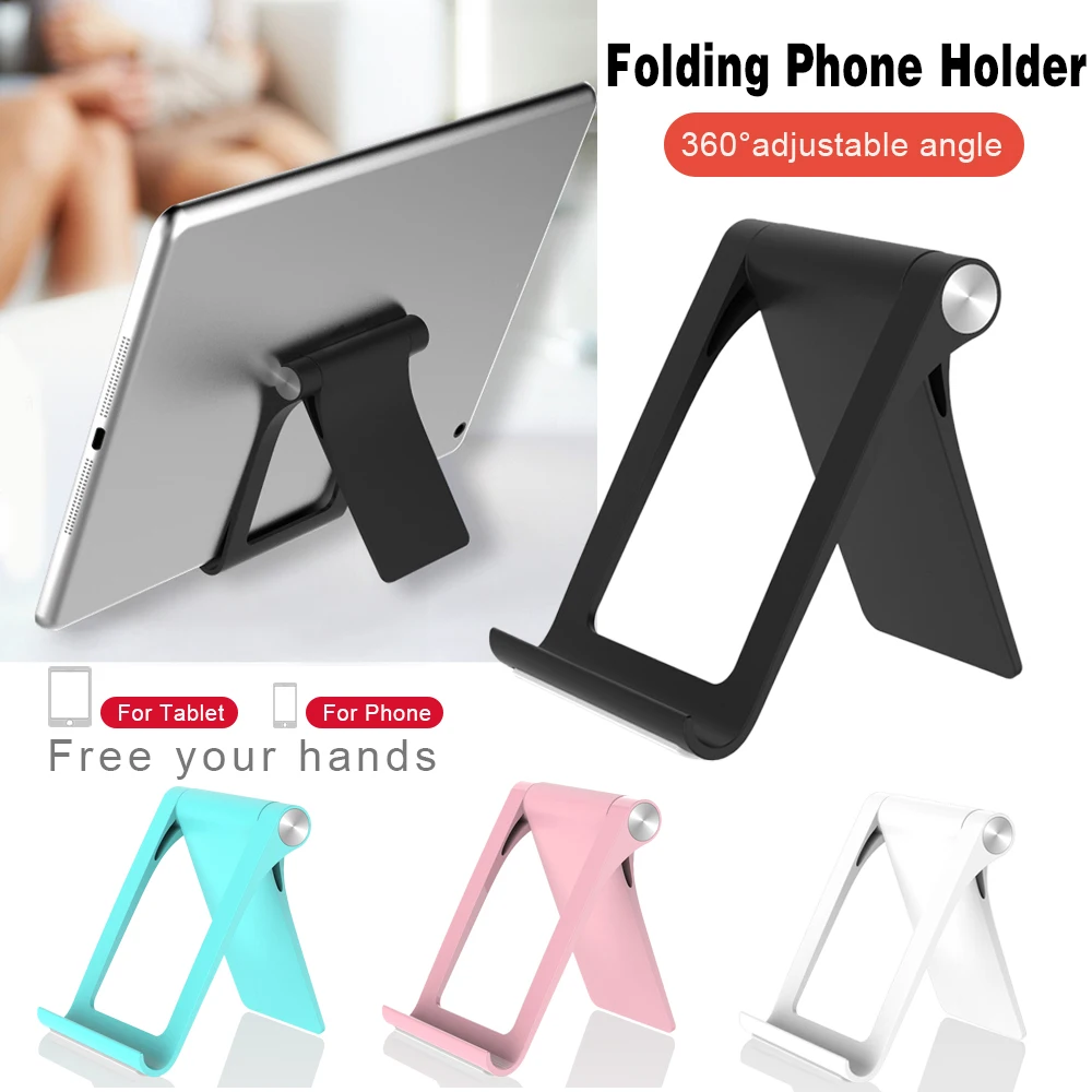 360 градусов Регулируемая подставка для Телефона Ленивый Складной мобильных