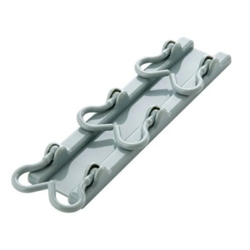 Пластиковая вешалка для шкафа 6 крючков подвесная сушилка чашек шкаф одежды