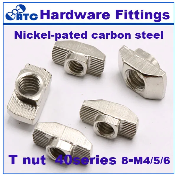 Высококачественная Европейская стандартная T-образная гайка для алюминия