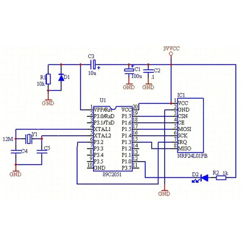 3 шт. беспроводной модуль приемопередатчика радиочастотного 2 4 ГГц 1100 м NRF24L01 + PA LNA