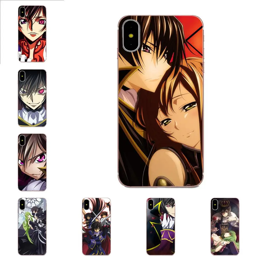 Чехол для мобильного телефона из ТПУ с аниме кодом Geass Letouch Huawei Honor 4C 5A 5C 5X 6 6C 6A 6X 7 7X 8