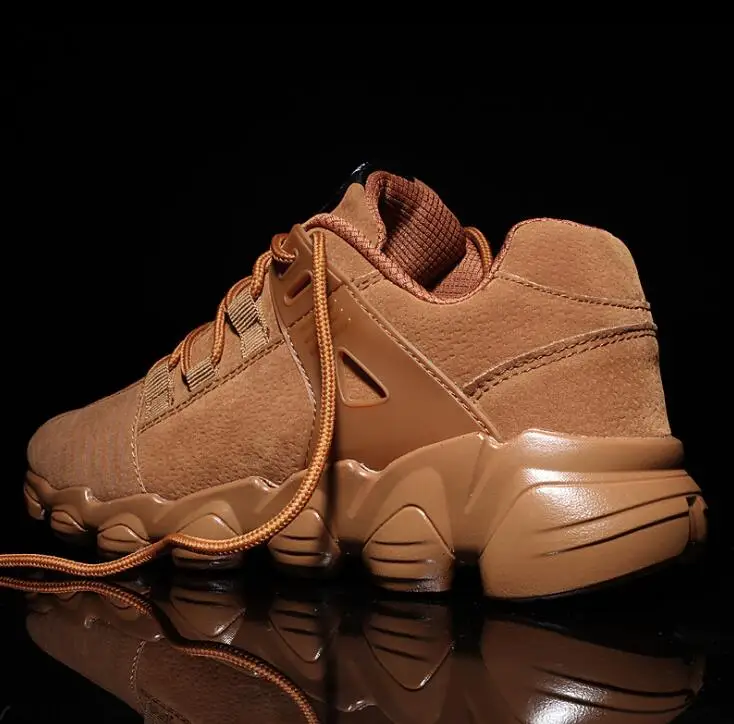 Hot 2018 fashion casual shoes men's flat autumn and winter warm black yellow size 39-46 | Обувь