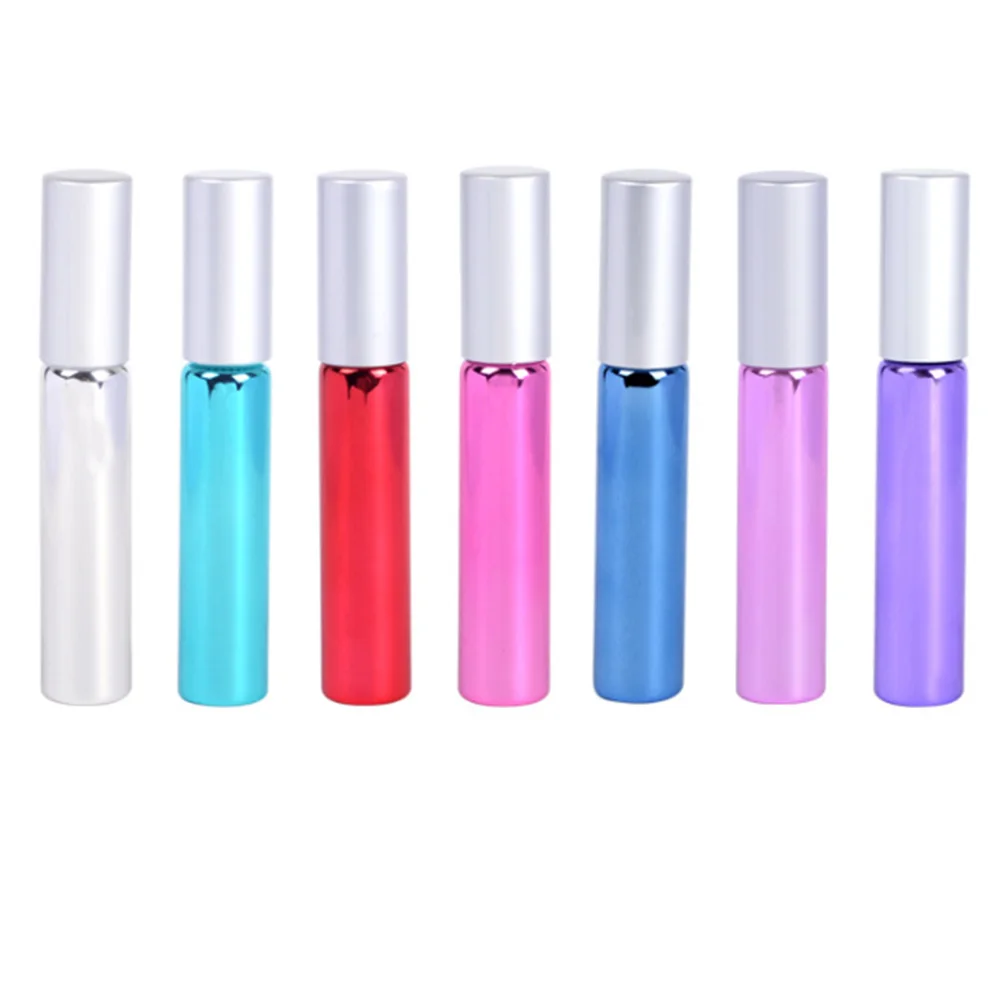 10 мл матовый Толстый Стеклянный рулон на эфирное масло пустой флакон для парфюма