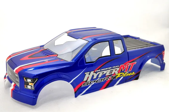 Ofna/HOBAO Racing 94075BU mt плюс печатных боди синий (Новый) для 1/8 Hyper Бесплатная доставка|body
