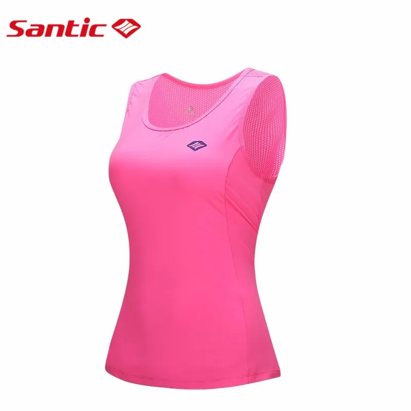 Santic жилет отражающий для велоспорта быстросохнущая велосипед Для женщин без