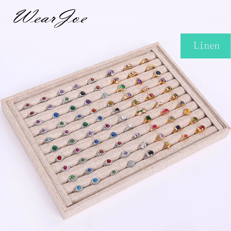 Классический качественный деревянный органайзер для хранения кольца большого