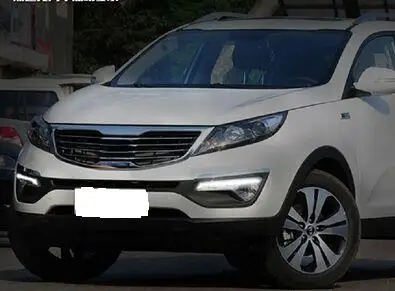 Светодиодные дневные ходовые огни для Kia Sportage R бесплатная доставка|Фара авто в