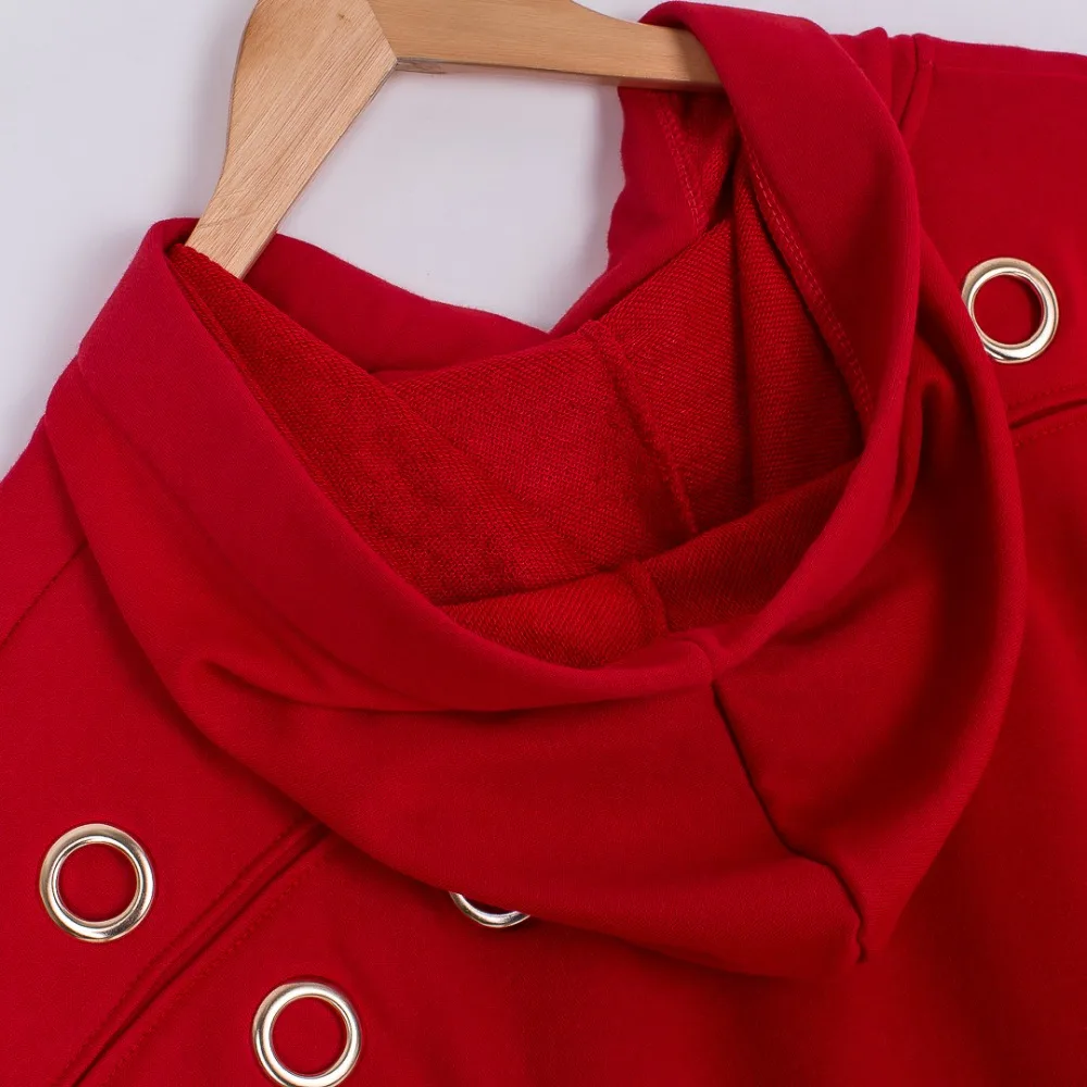 2019 Новый осенние с сеткой красный прилив oversize длинные средней длины Длинные