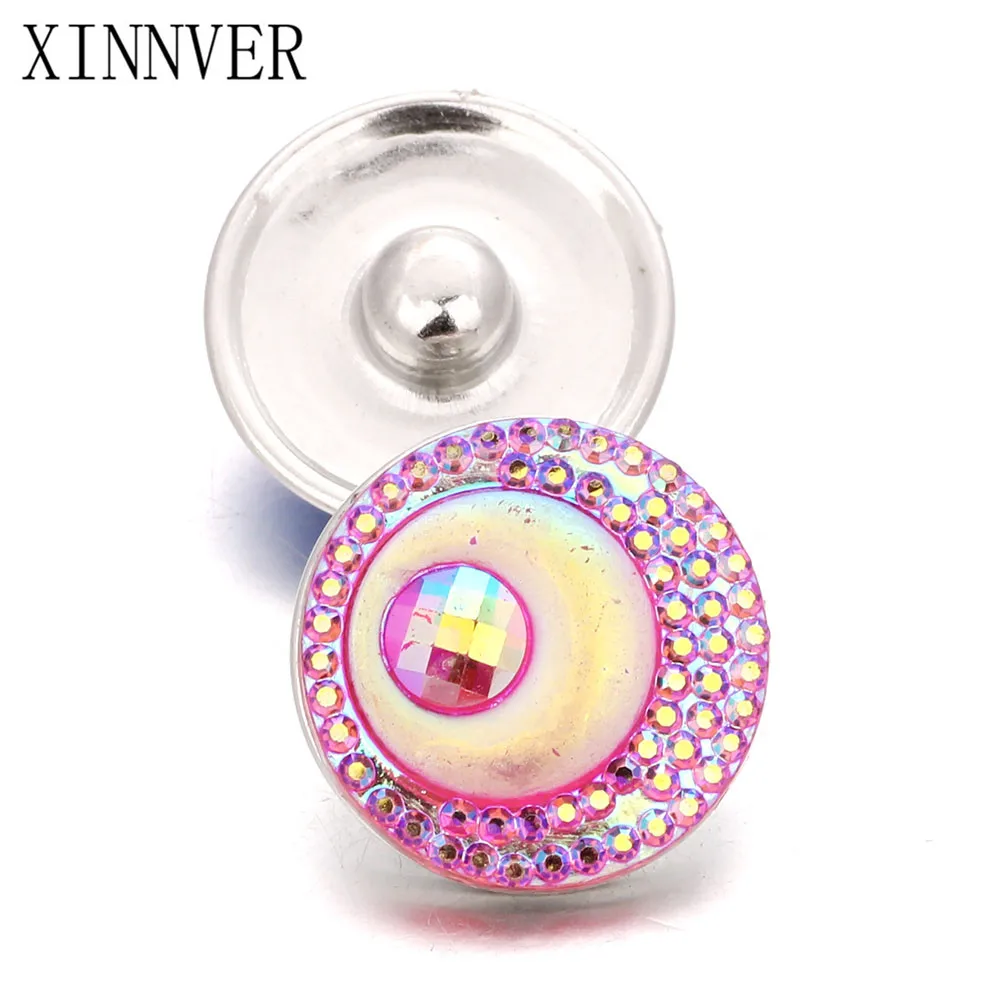 10 шт./лот горячая Распродажа смешанных цветов 18 мм застежка пуговица браслет и