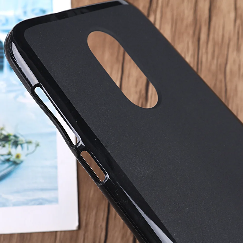 Цветной чехол-накладка из мягкого ТПУ для Alcatel A3 Plus 5 in 5011A Pudding противоскользящий