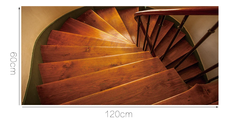 Лестницы шаг наклейки на пол 3D съемные водонепроницаемые Нескользящие настенные