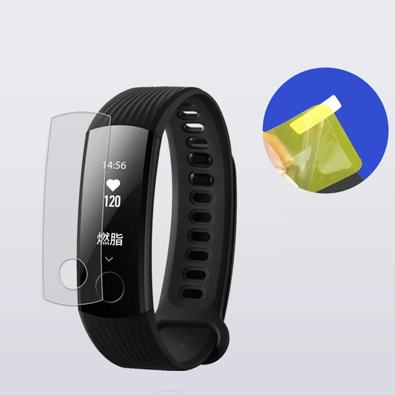 5 шт против царапин мягкая ТПУ Ультра прозрачная защитная пленка для huawei Honor Band 3 умный Браслет полная защита экрана