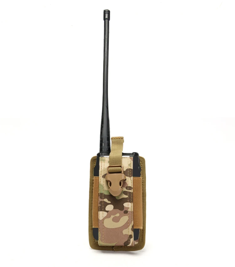Tactical Interphone Molle Pouch Case System Attachment Interphone Radio Hunting Bag Portable Walkie-talkie Outdoor Sports Bag