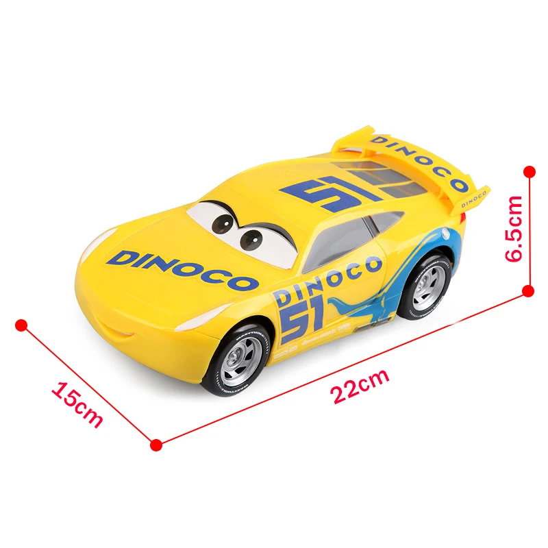 Middle Cruz No Box Disney Pixar Cars 3 22 см молния McQueen Джексон шторм Круз Рамирез откатная пластмассовая коллекционная машинка рождественские подарки для детей - Цвет: Middle Cruz No Box