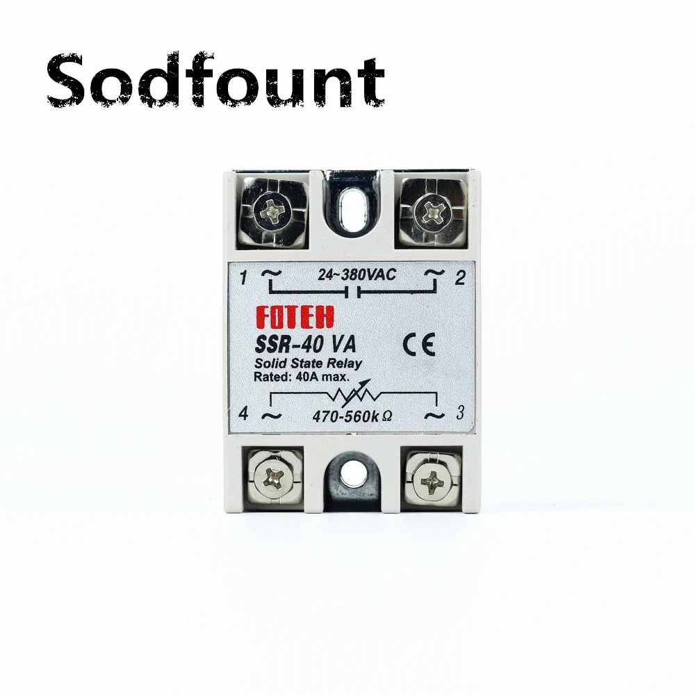Реле сопротивления SSR 40VA Однофазное твердотельное реле 40VA|phase solid state relay|solid relaystate